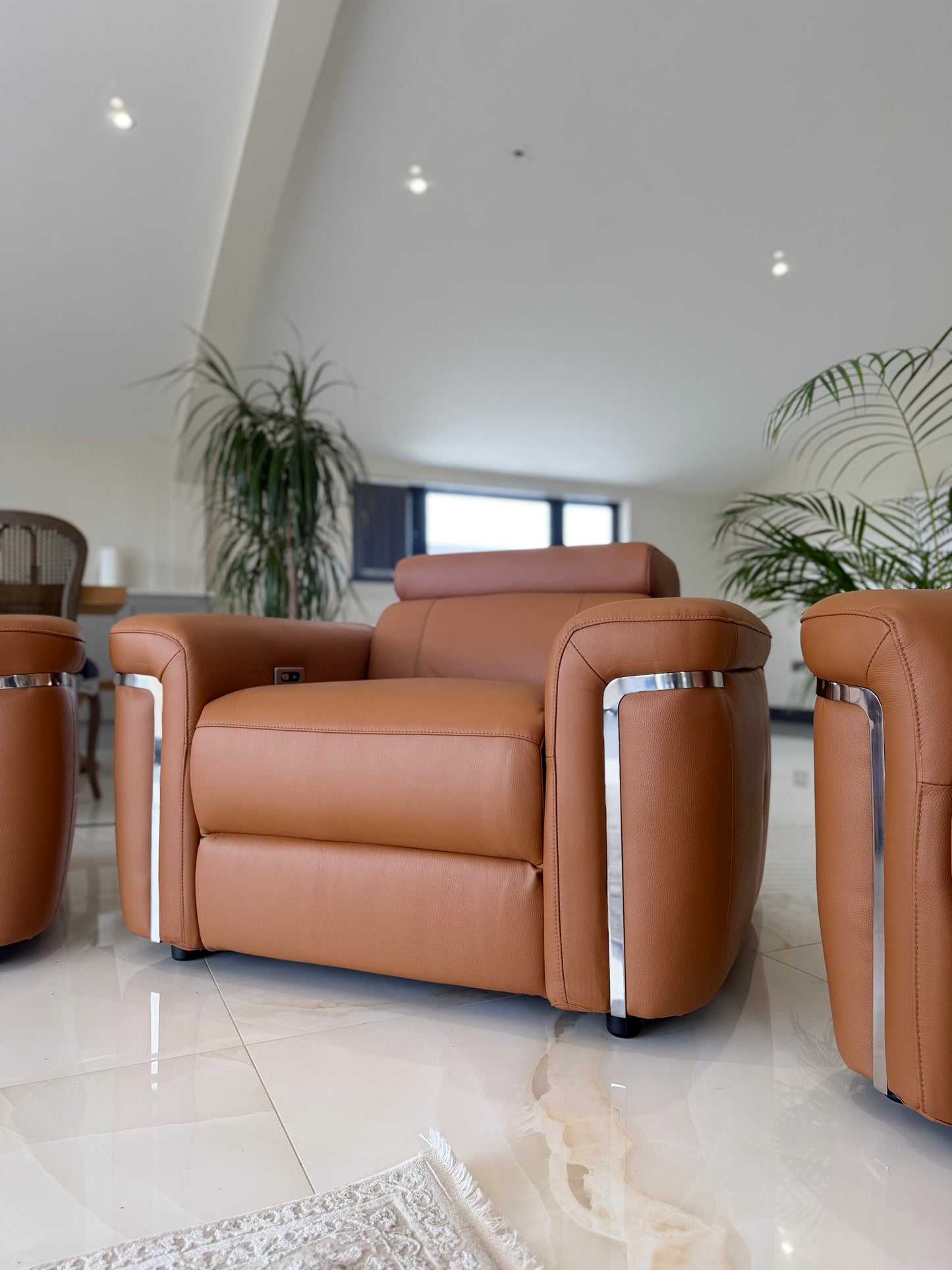 Somerville Electric Recliner Sofa Armchair - Tan