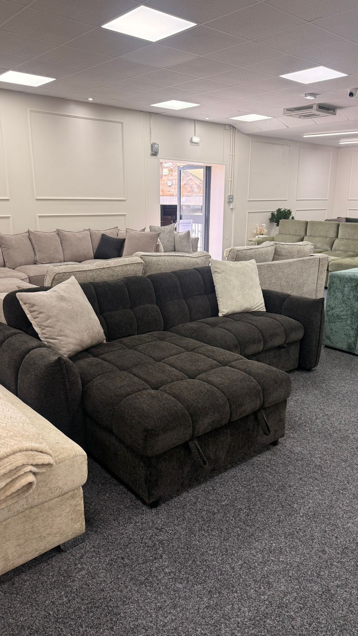 Florida Universal Storage Sofa Bed - Black