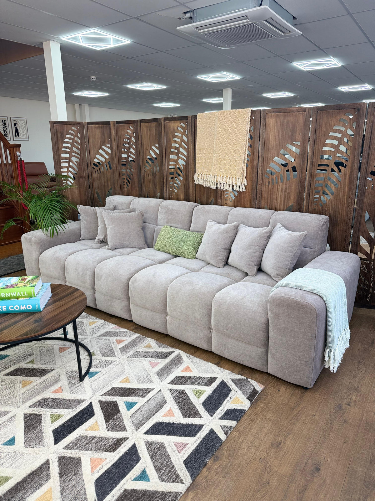 Jacob 4 Seater Sofa - Latte