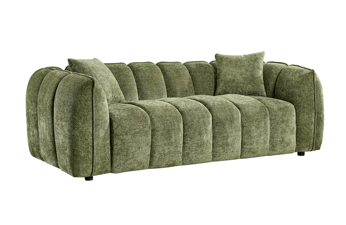 Venice 3+2 Sofa - Olive Green