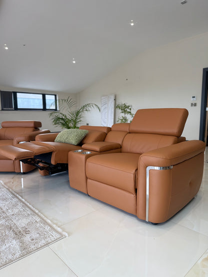 Somerville Electric Recliner Sofa Armchair - Tan