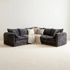 Solaya Corner Sofa - Black