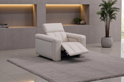 Ohio Cream Power Slider Recliner Armchair - Beige