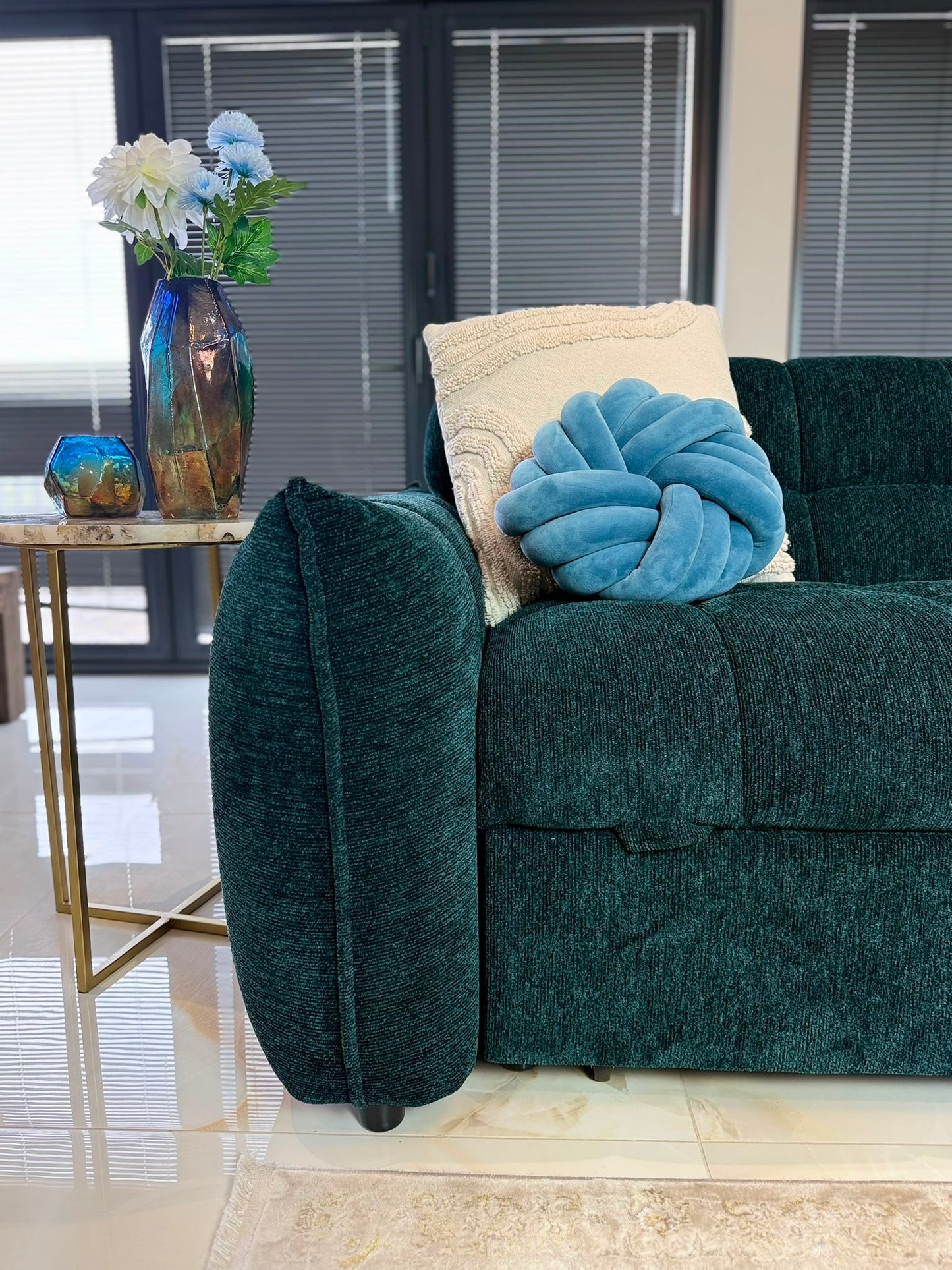 Florida Universal Storage Sofa Bed - Teal