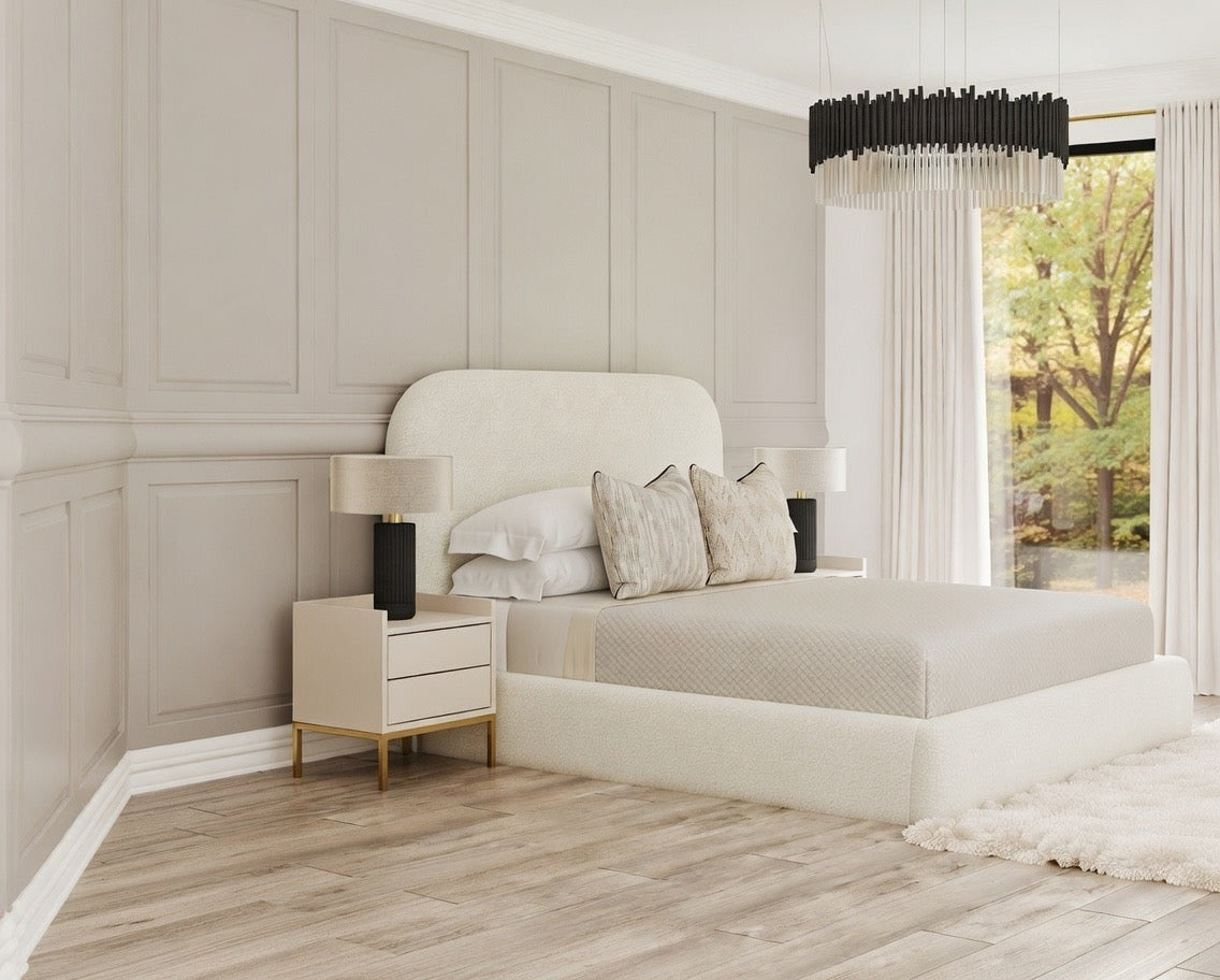 Cloud Boucle Bed Frame