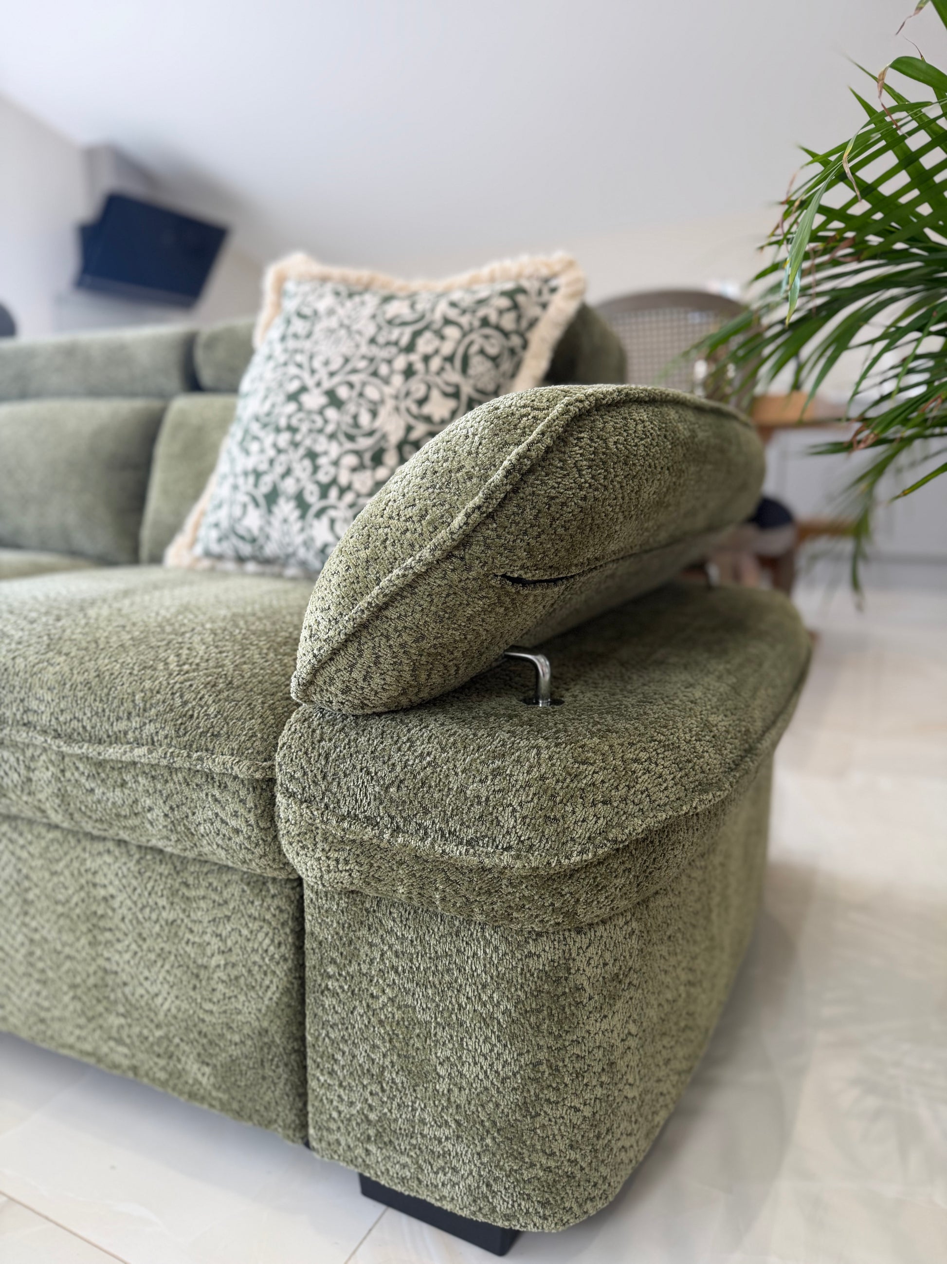 Hudson Universal Corner Sofa Bed - Green