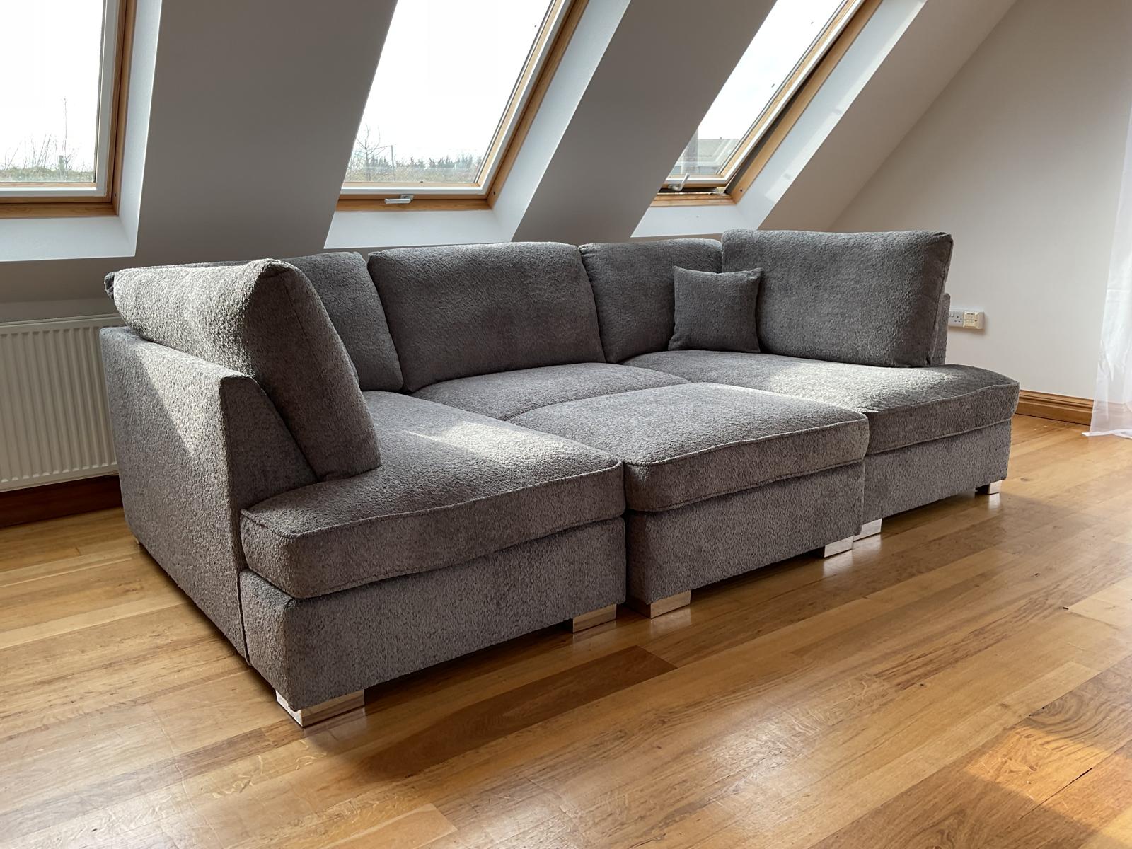 Carnaby Boucle U Shape Corner Sofa