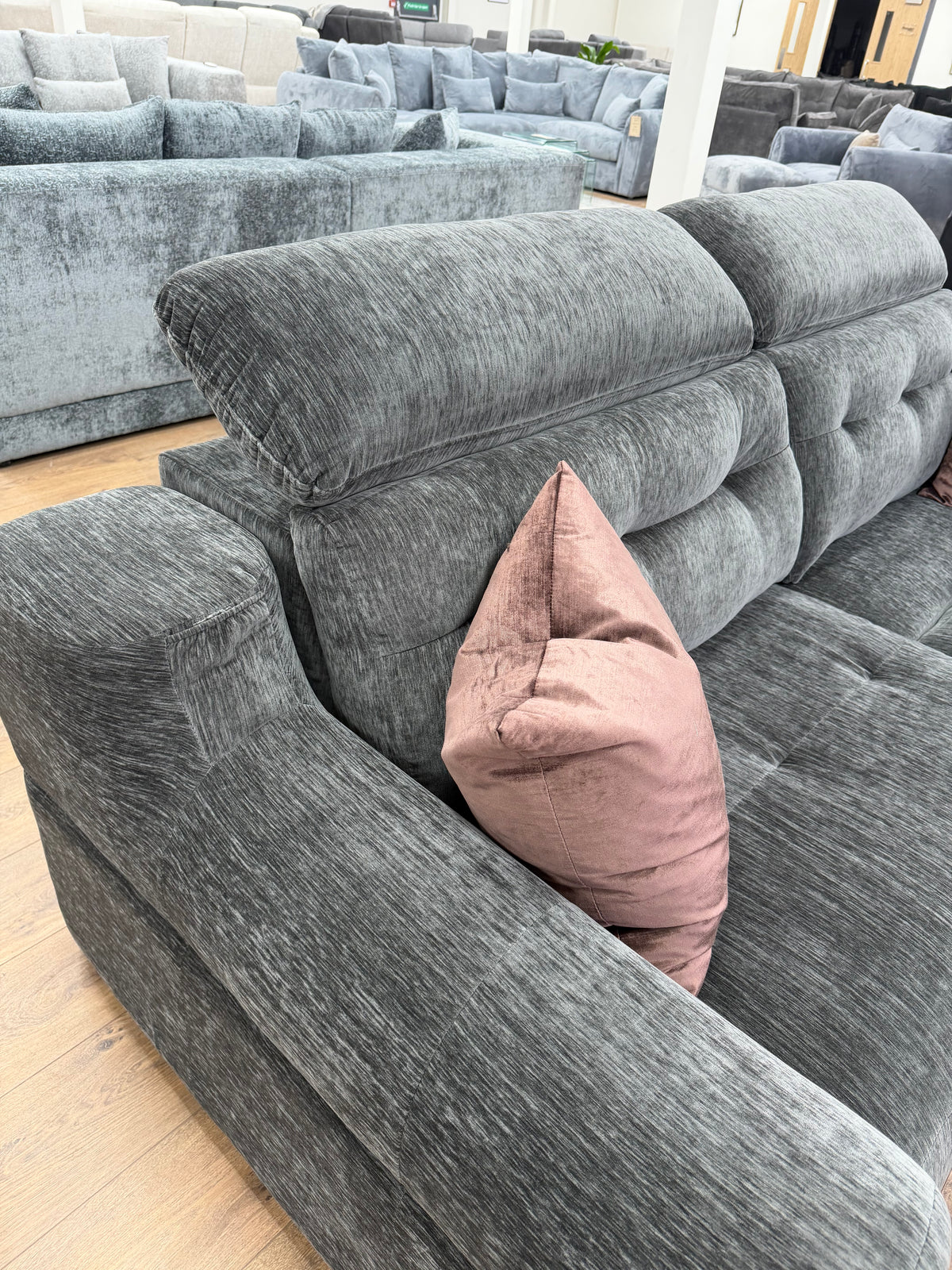 Harrison Electric Sofa Bed - Charcoal