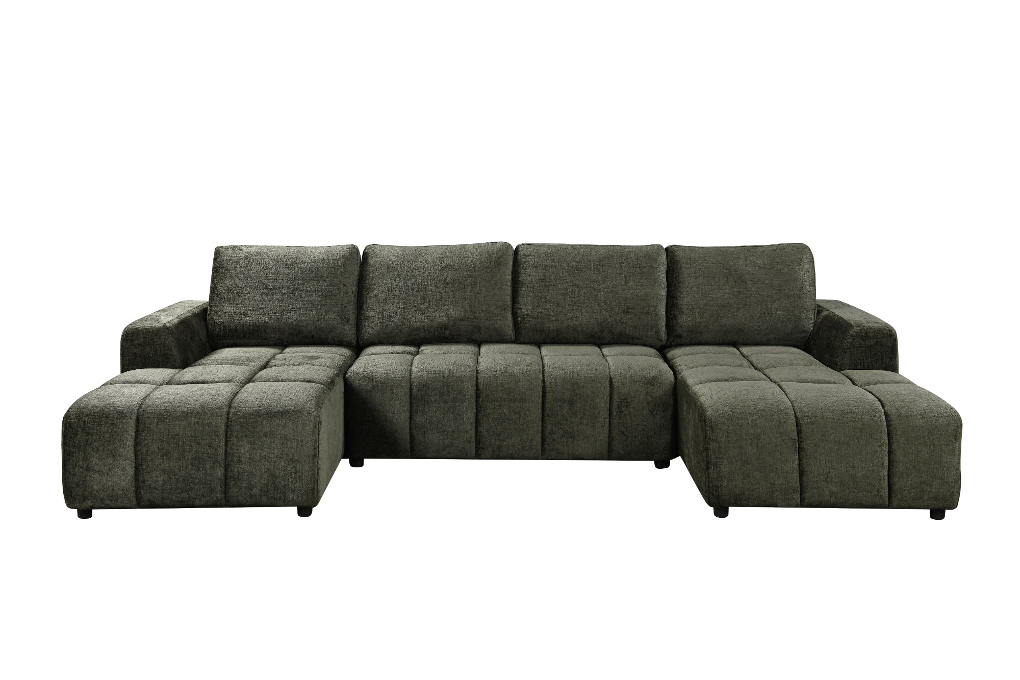 Shanghai Luxury U Shape Sofa Bed - Green