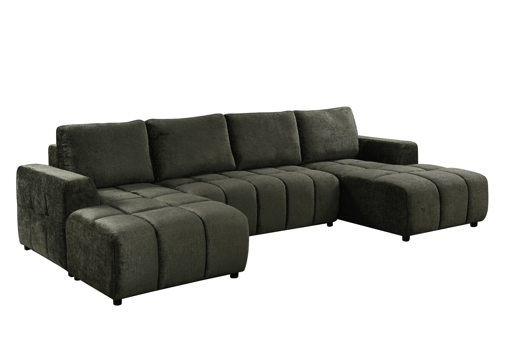 Shanghai Luxury U Shape Sofa Bed - Green