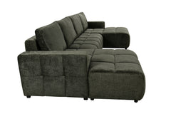 Shanghai Luxury U Shape Sofa Bed - Green