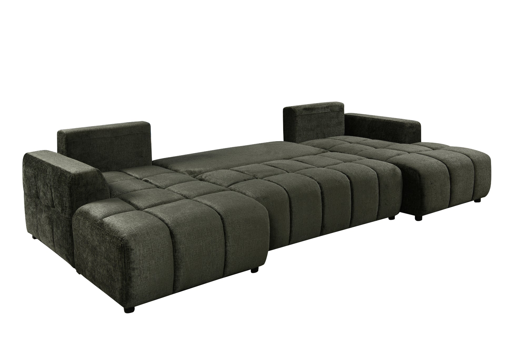 Shanghai Luxury U Shape Sofa Bed - Green