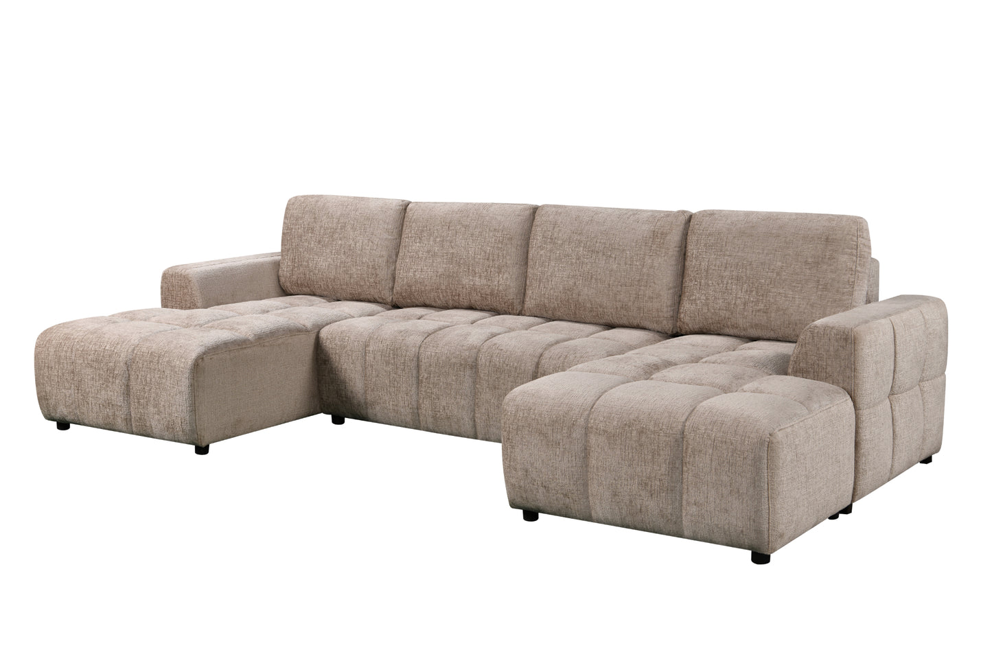 Shanghai Luxury U Shape Sofa Bed - Beige