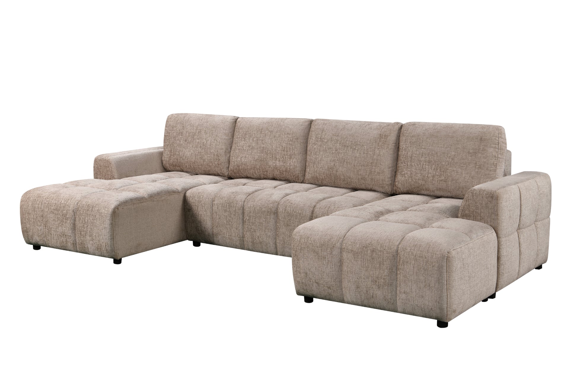 Shanghai Luxury U Shape Sofa Bed - Beige