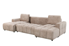Shanghai Luxury U Shape Sofa Bed - Beige