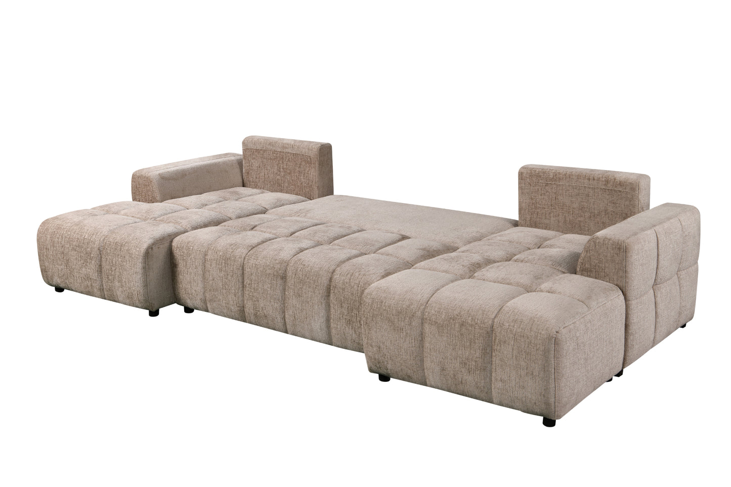 Shanghai Luxury U Shape Sofa Bed - Beige
