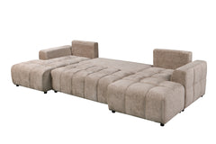 Shanghai Luxury U Shape Sofa Bed - Beige