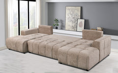 Shanghai Luxury U Shape Sofa Bed - Beige