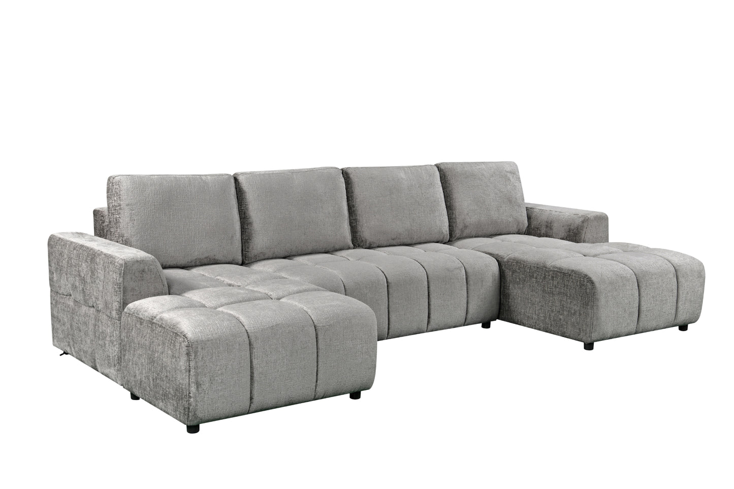 Shanghai Luxury U Shape Sofa Bed - Grey