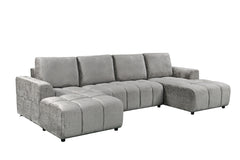 Shanghai Luxury U Shape Sofa Bed - Grey