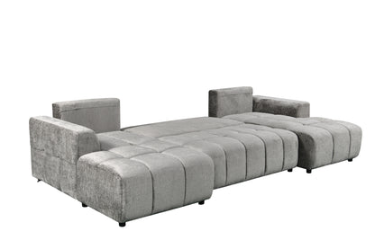 Shanghai Luxury U Shape Sofa Bed - Grey