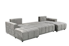 Shanghai Luxury U Shape Sofa Bed - Grey