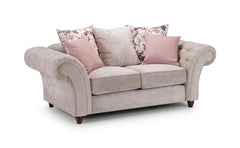 Deneishia Chesterfield Sofa 2 Seater  - Beige