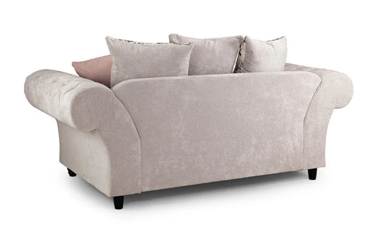 Deneishia Chesterfield Sofa 2 Seater  - Beige