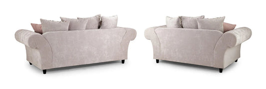 Deneishia Chesterfield Sofa 3+2 Seater  - Beige