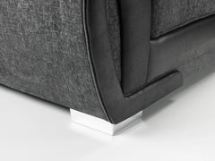 Dunfries Sofa 2 Seater - Black/Grey
