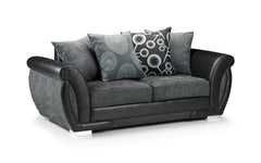 Dunfries Sofa 3 Seater - Black/Grey