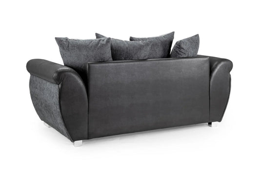 Dunfries Sofa 3 Seater - Black/Grey