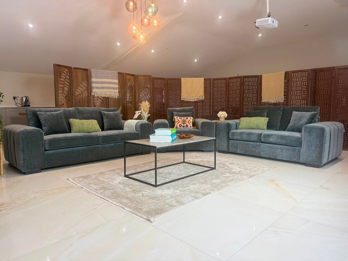 Laguna Grey 3+2+1 Seater Sofa