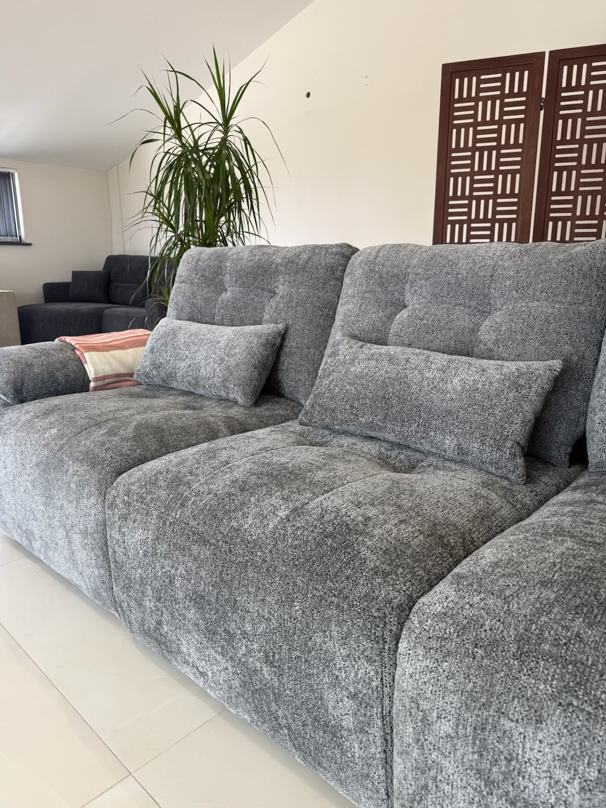 Dallas Electric Sofabed - Grey