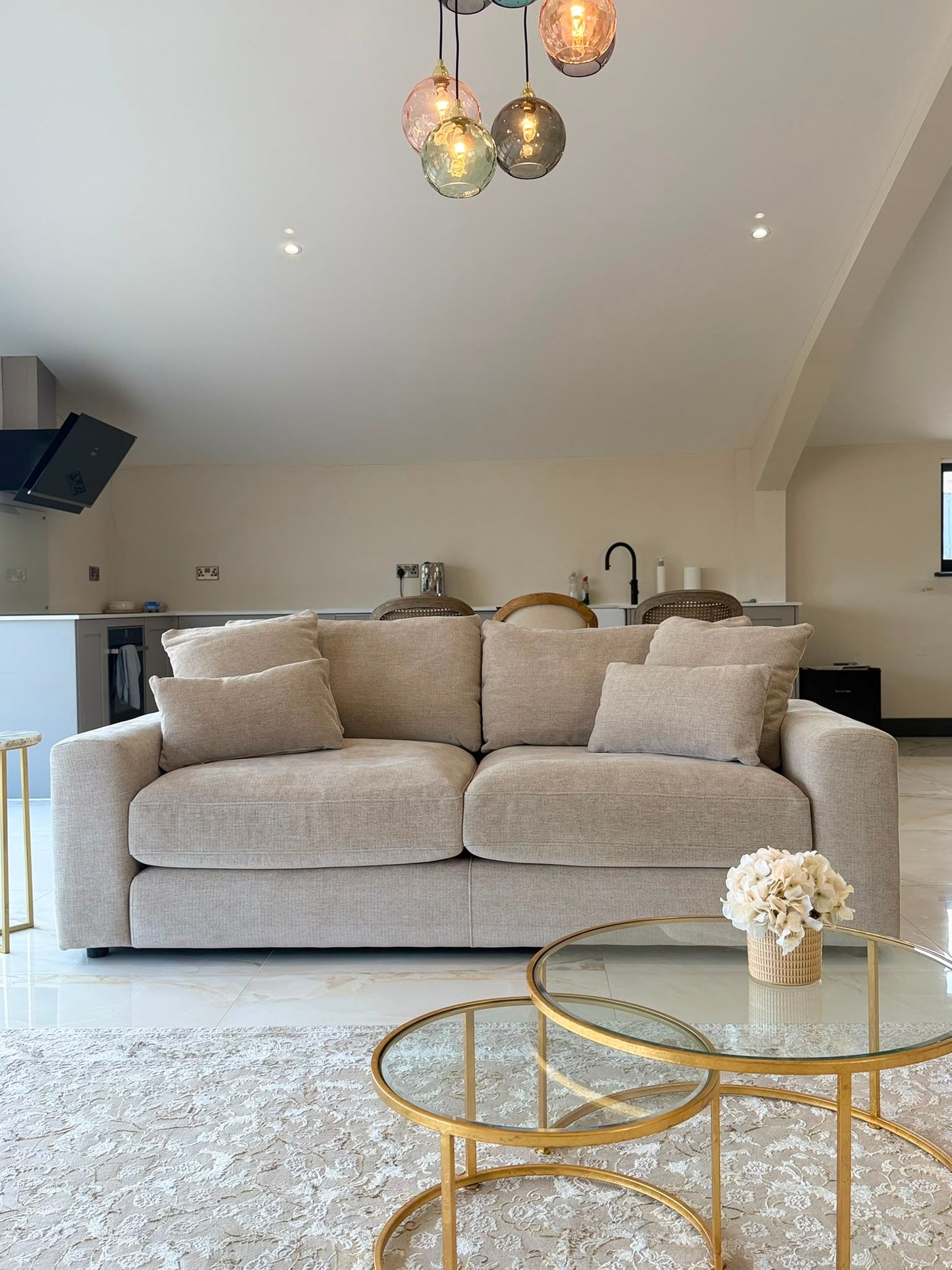 Jupiter 3+2 Seater Sofa - Beige