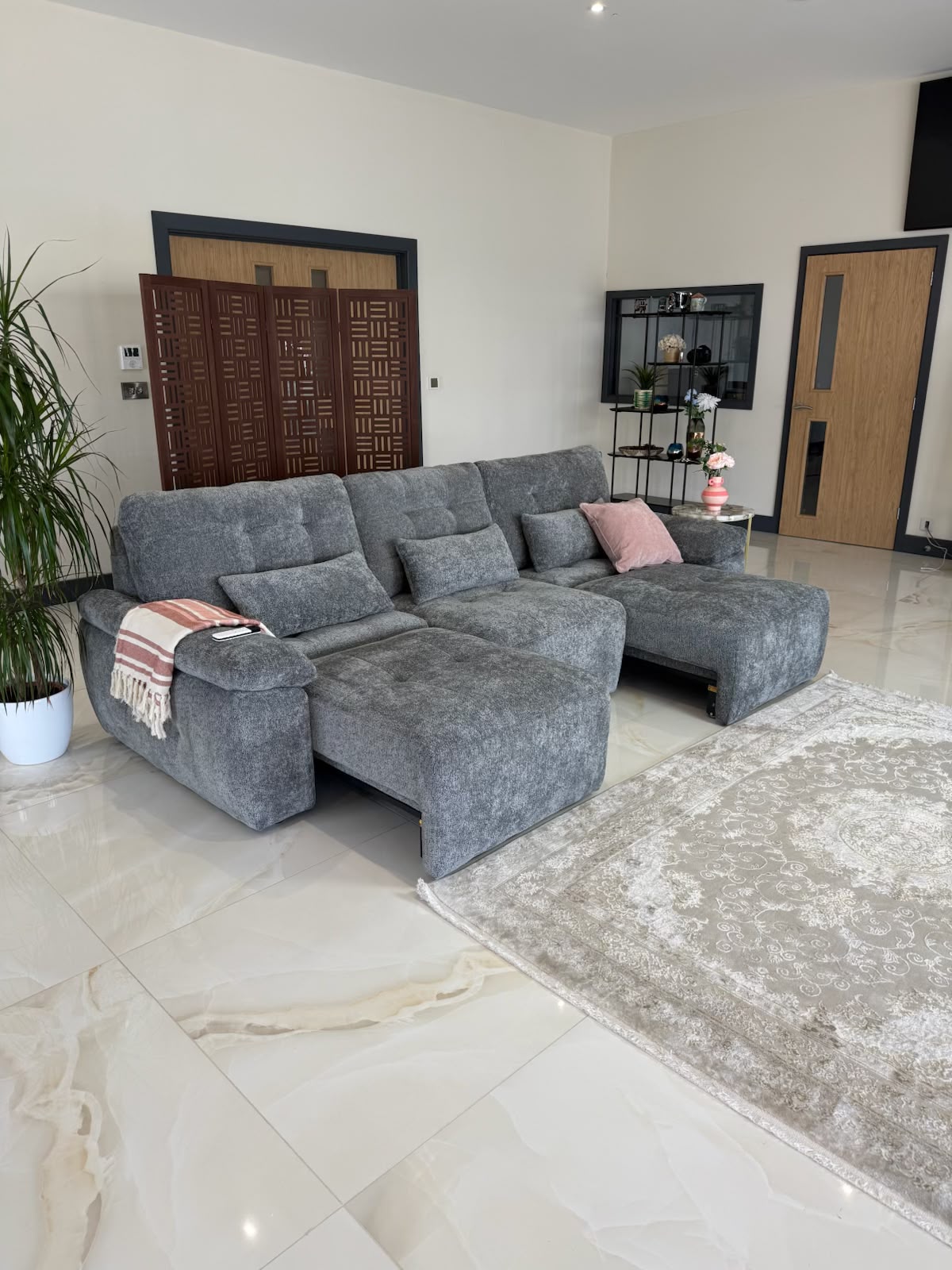 Dallas Electric Sofabed - Grey