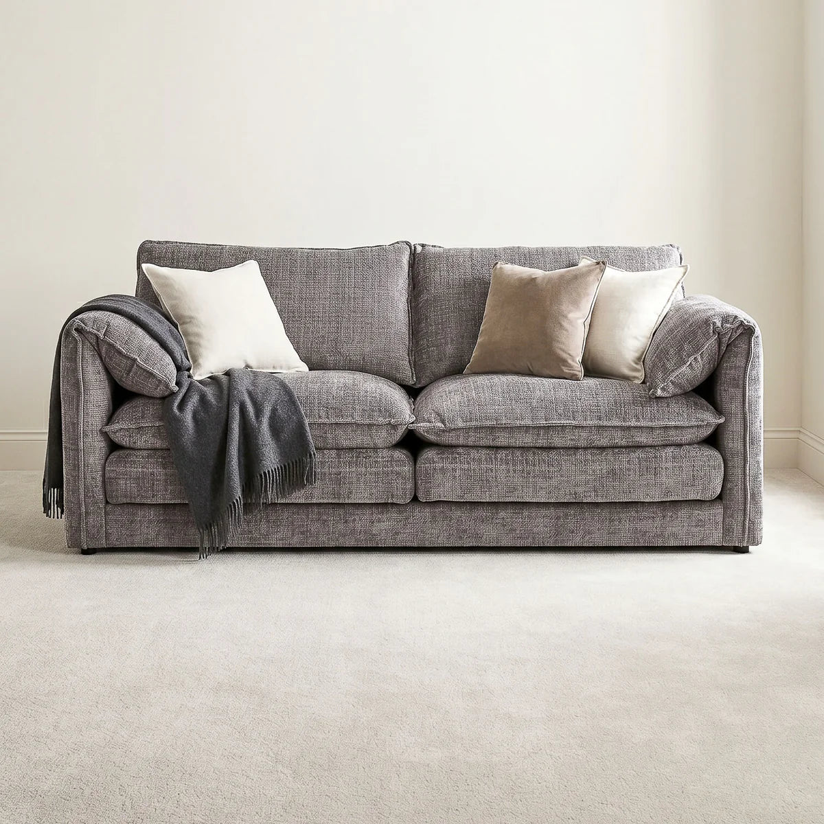 Solaya 3 Seater Sofa - Grey