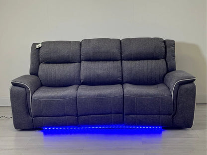 Hannah Electric Recliner 3+2 | Micro Fibre Fabric
