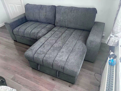 Franklin Universal Storage Sofa Bed With Cupholders & USB/C Charging