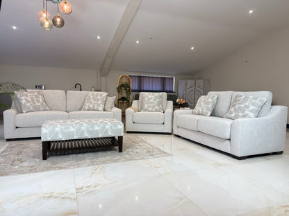 Douglas Beige 3+2+1 Seater Sofa Set