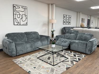 Faringdon Electric Recliner 3+2 Sofa Set with Adjustable Headrests