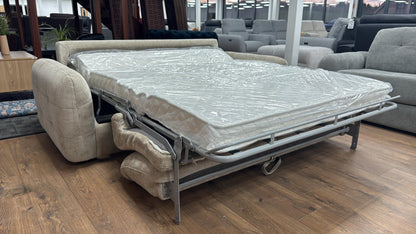 Athens 3 Seater Sofabed - Beige ( Free Mattress )