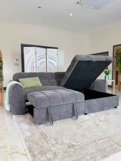 Florida Universal Storage Sofa Bed - Grey