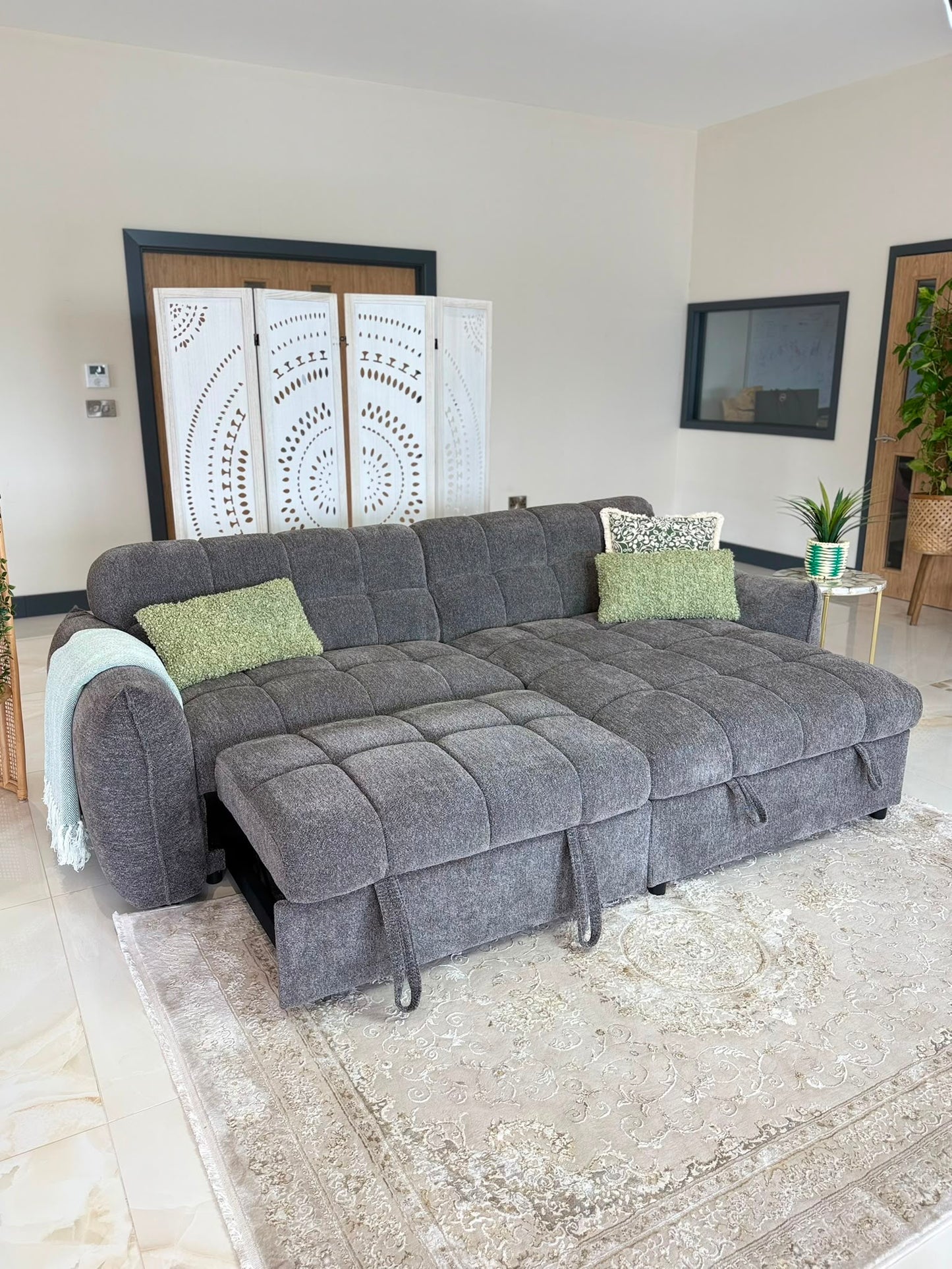 Florida Universal Storage Sofa Bed - Grey