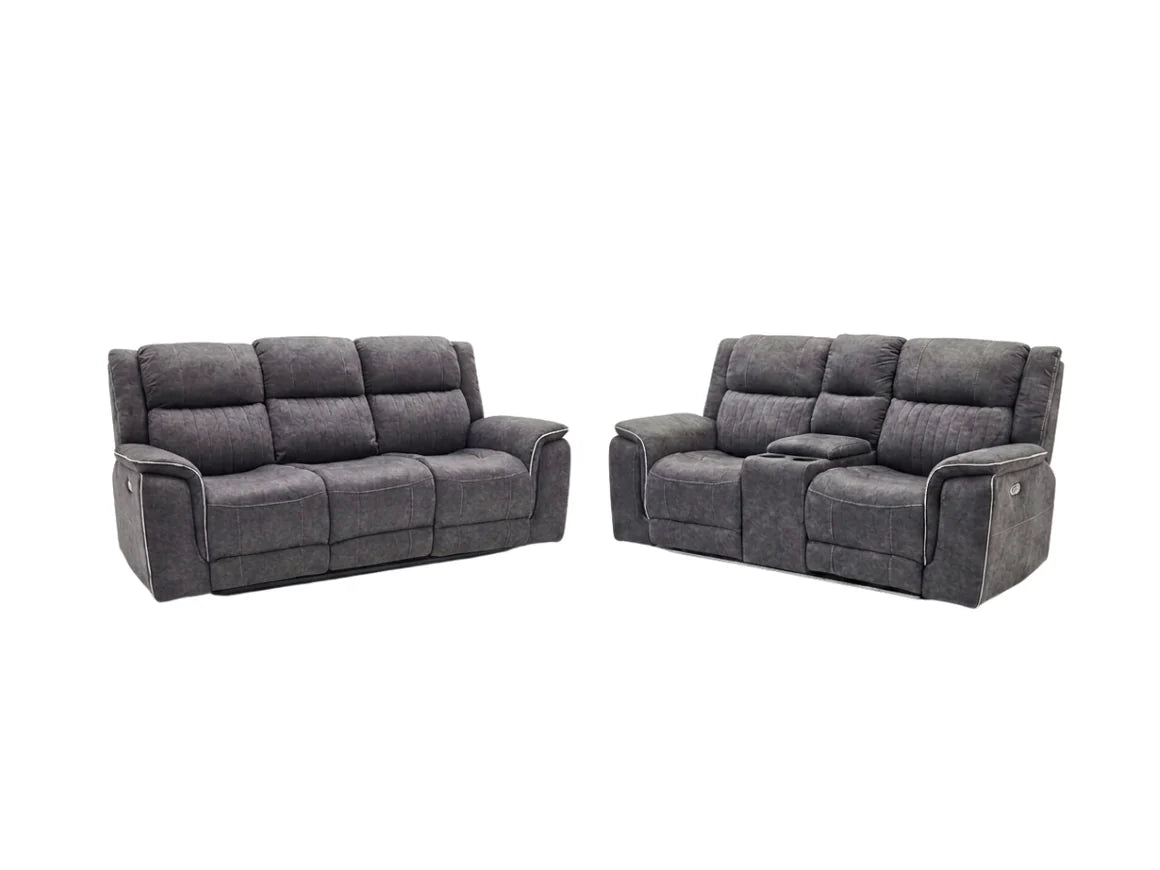 Hannah Electric Recliner 3+2 | Micro Fibre Fabric