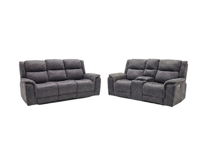 Hannah Electric Recliner 3+2 | Micro Fibre Fabric