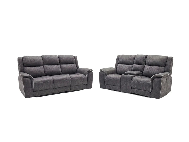 Hannah Electric Recliner 3+2 | Micro Fibre Fabric