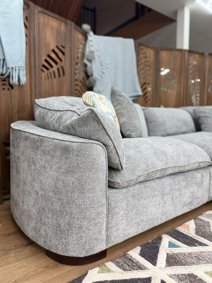 Helena Grey Large Luxury Corner Sofa