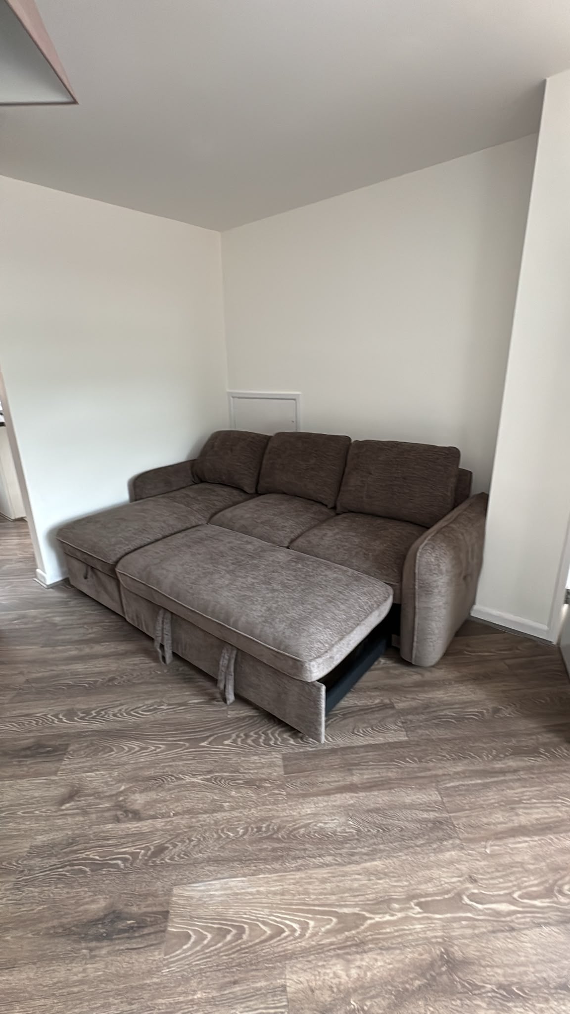 Moscow Universal Corner Sofabed With Storage - Brown