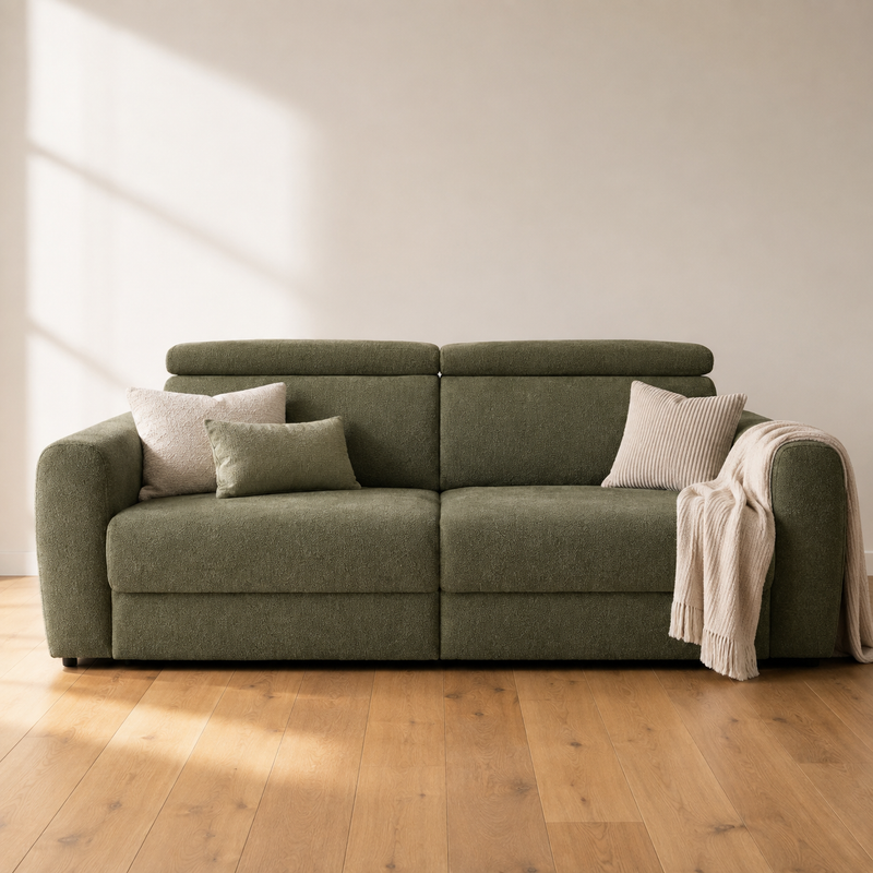 Dakota Electric Sofa Bed - Olive